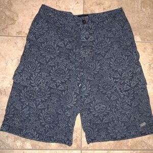 Vans Men's Blue Patterned Shorts